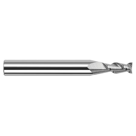 Harvey Tool 0.0930 in. 3/32 Cutter dia x 0.2790 in. Length of Cut Carbide 45Deg Helix Square End Mill, 3 Flutes 747493